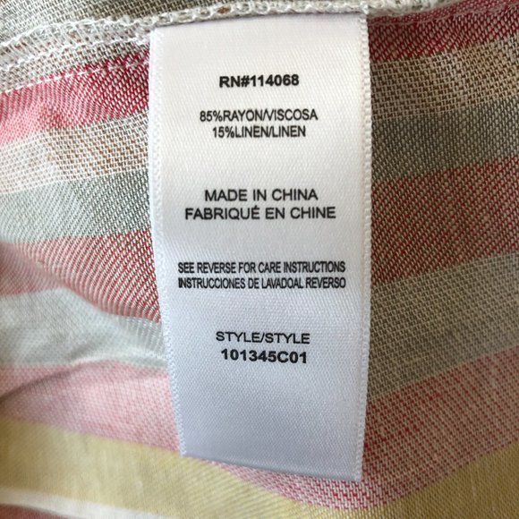 NWT Striped Linen Blend Sundress - Picture 7 of 8